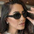 Retro Metal Finish Fashion Glasses – Stylish Oval Frame - SunglassesMart