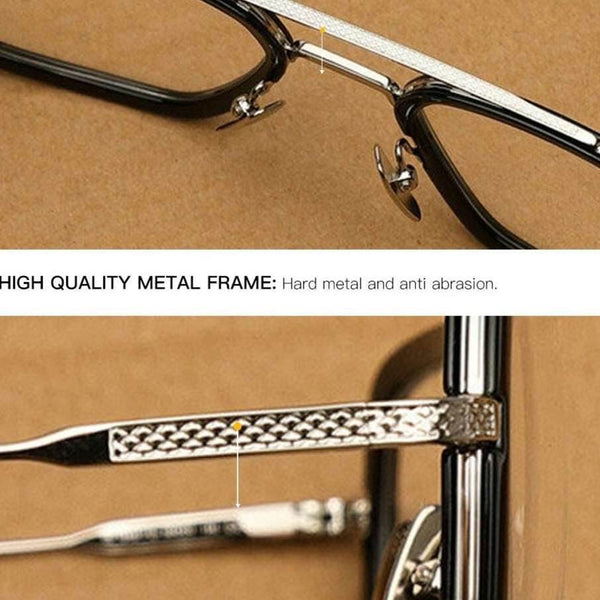 Anti-blue Light Square Eyeglasses - SunglassesMart