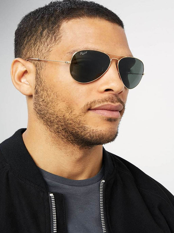 Benjamin Gold Pilot Sunglass - SunglassesMart