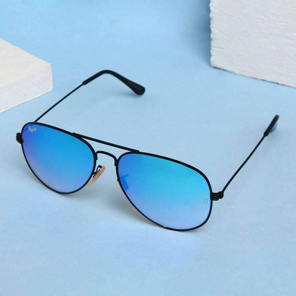 Black Ocean Blue Reflector - SunglassesMart