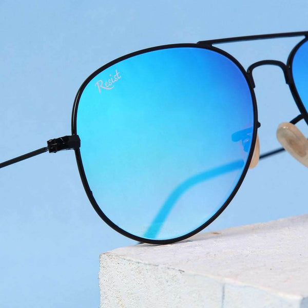 Black Ocean Blue Reflector - SunglassesMart