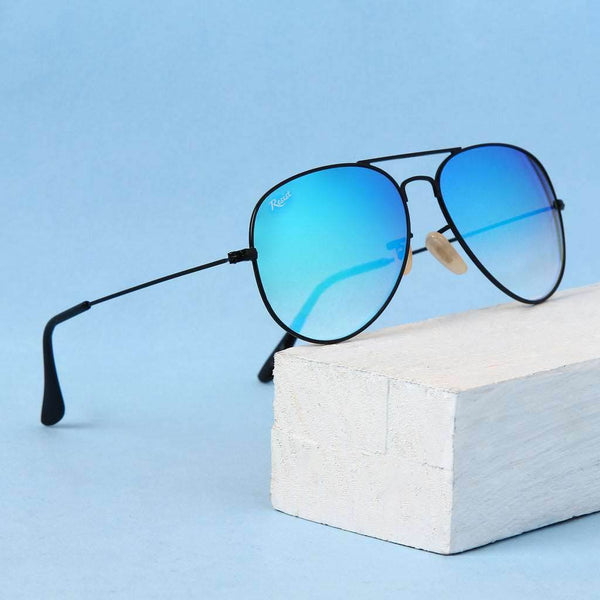 Black Ocean Blue Reflector - SunglassesMart