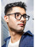 Sabestian Clear Black Eyeglass - SunglassesMart