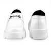 Premium Patent Vegan Buckle Slip-Ons for Men | British Casual Loafers Sneakers
