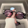 Oval Frame Fashion Glasses For Party Holiday Travel - SunglassesMart