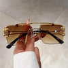 New Double Bridge Rimless UV400 Sunglasses - SunglassesMart