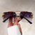 New Double Bridge Rimless UV400 Sunglasses - SunglassesMart