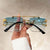 New Double Bridge Rimless UV400 Sunglasses - SunglassesMart