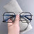 New Double Bridge Square Blue Light Blocking Glasses Women Men - SunglassesMart