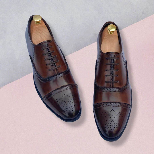 New Fashion Formal Brown Shoes - SunglassesMart
