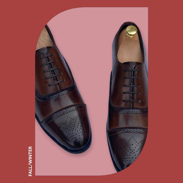 New Fashion Formal Brown Shoes - SunglassesMart