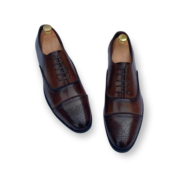 New Fashion Formal Brown Shoes - SunglassesMart