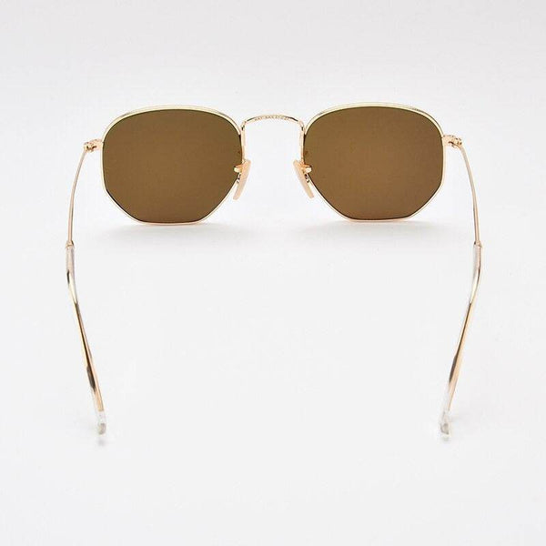 New Polygon Hexagonal Sunglasses For Men Women - JM - SunglassesMart