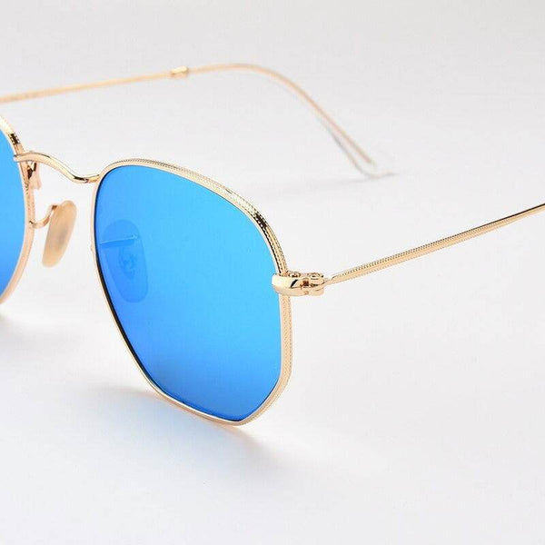 New Polygon Hexagonal Sunglasses For Men Women - JM - SunglassesMart