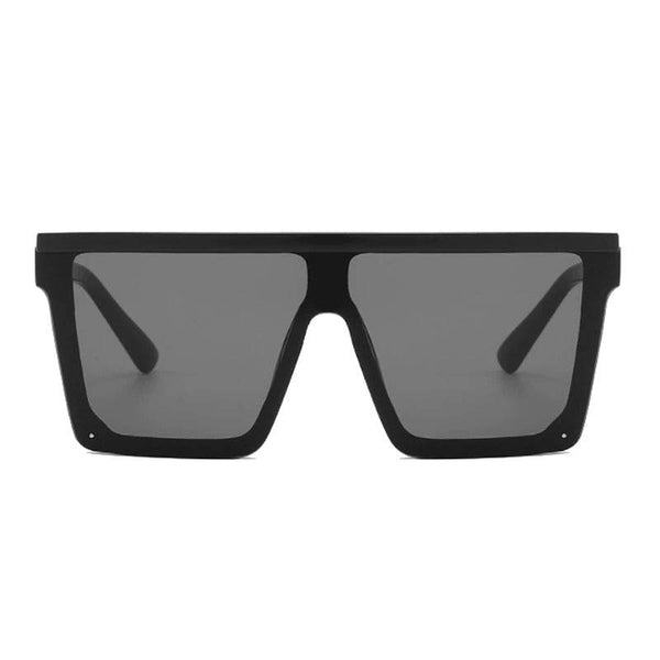New Rivet Flat Top Oversized Sunglasses - SunglassesMart