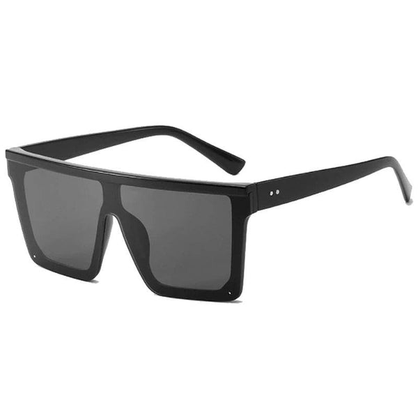 New Rivet Flat Top Oversized Sunglasses - SunglassesMart
