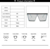 New Rivet Flat Top Oversized Sunglasses - SunglassesMart