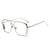 Optical Alloy Glasses Frame Women Men Oversized Transparent Eyeglasses Frames - Sunglass Lover - SunglassesMart