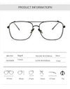Optical Alloy Glasses Frame Women Men Oversized Transparent Eyeglasses Frames - Sunglass Lover - SunglassesMart