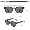 Punk Tea Green Retro Round Men Sunglasses - SunglassesMart