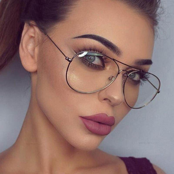 Reading Optical Pilot Aviation Metal Frame Eyeglasses - SunglassesMart