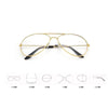 Reading Optical Pilot Aviation Metal Frame Eyeglasses - SunglassesMart