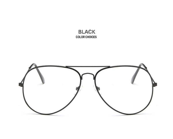 Reading Optical Pilot Aviation Metal Frame Eyeglasses - SunglassesMart