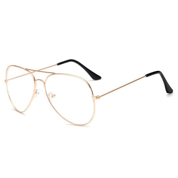 Reading Optical Pilot Aviation Metal Frame Eyeglasses - SunglassesMart