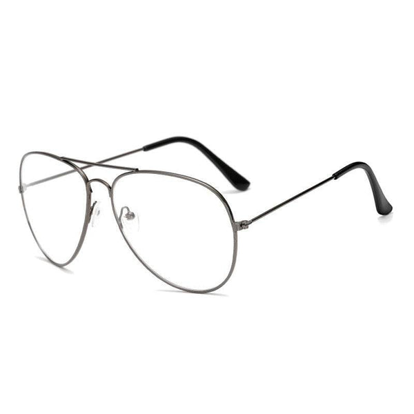 Reading Optical Pilot Aviation Metal Frame Eyeglasses - SunglassesMart