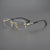 Rectangular Rimless Frames Men Anti Blue Light eyeglasses - SunglassesMart