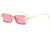 Retro Fashion Small Rectangle Sunglasses for Men and Women - SunglassesMart