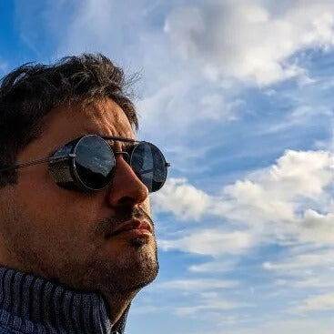 Retro Vintage Metal Round Punk Sunglasses - SunglassesMart