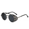 Retro Vintage Metal Round Punk Sunglasses - SunglassesMart