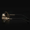 Retro Vintage Metal Round Punk Sunglasses - SunglassesMart