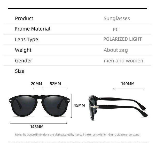 Retro Vintage Polarized Abstract Unisex Sunglasses - SunglassesMart