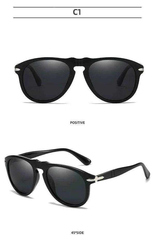Retro Vintage Polarized Abstract Unisex Sunglasses - SunglassesMart