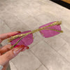 Rimless Cheetah Sunglasses - SunglassesMart
