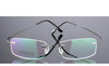 Rimless Titanium Glasses Frames Men Flexible Optical Frame - SunglassesMart