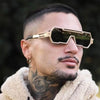 Square Vintage Punk Fashion Glasses Retro - SunglassesMart