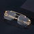 Steampunk Retro Rimless Sunglasses - SunglassesMart