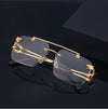 Steampunk Retro Rimless Sunglasses - SunglassesMart