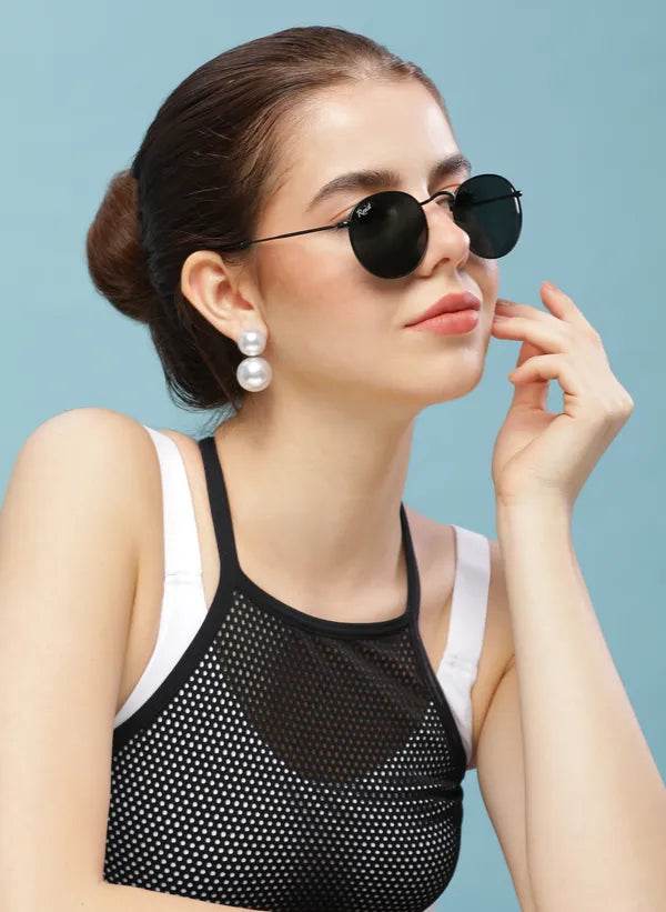 Round Black - SunglassesMart