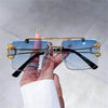 Rimless Cheetah Sunglasses - SunglassesMart