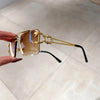 Rimless Cheetah Sunglasses - SunglassesMart