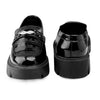 Premium Patent Vegan Buckle Slip-Ons for Men | British Casual Loafers Sneakers