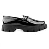 Premium Patent Vegan Buckle Slip-Ons for Men | British Casual Loafers Sneakers