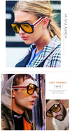 Oversized Yellow Anti-glare Driver's Glasses - SunglassesMart