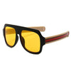 Oversized Yellow Anti-glare Driver's Glasses - SunglassesMart