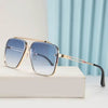 Square Pilot Style Rivets Sunglasses - SunglassesMart