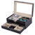 PU Leather Jewelry Storage Box Multifunctional Watch Glasses Collection Box - SunglassesMart